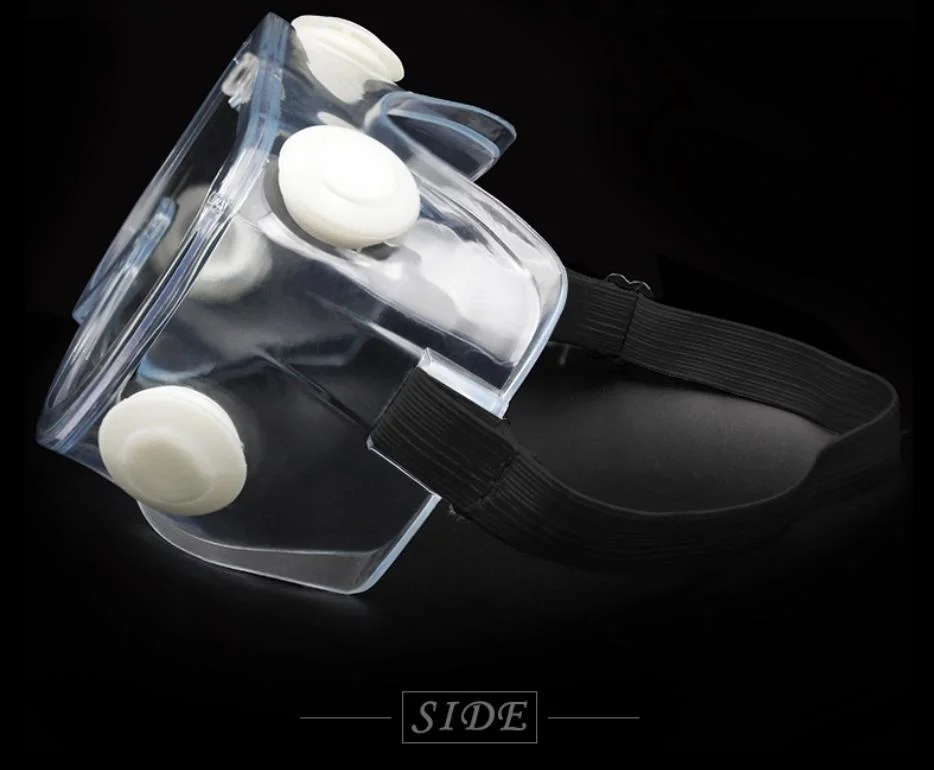 Dustproof Soft Glasses with Elastic Band Transparent Safety Glasses Eyewear