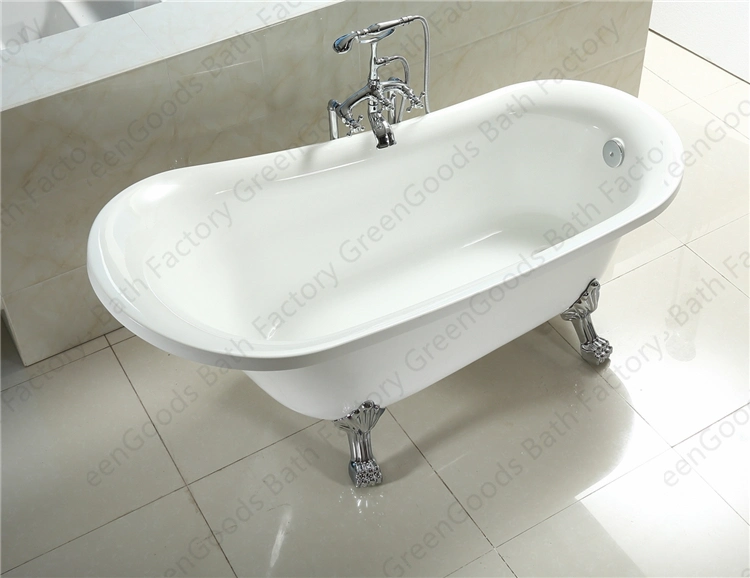 Bath Claw Foot Vintage White 140cm Bathtub