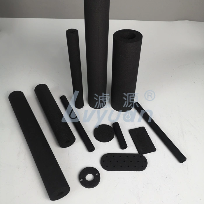 Cylinder Rod Shape Sintered Carbon 10 Micron Carbon Water Filter Cartridge for Water Filter Replacement