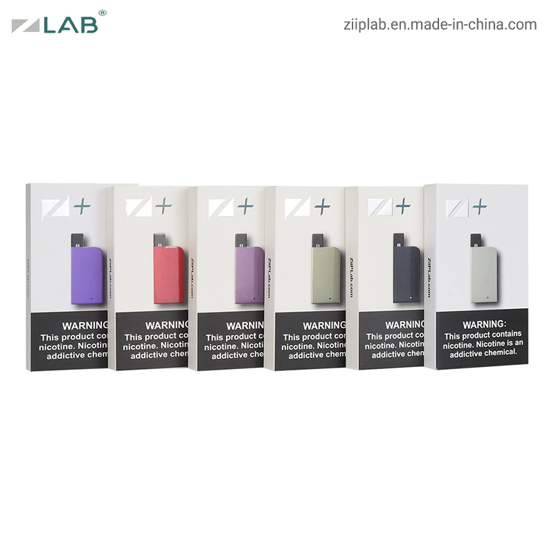 Trending Items Zlab Smoke Oil Atomizer Cig Vaporizer Purple Square Electronic Cigarettes Battery