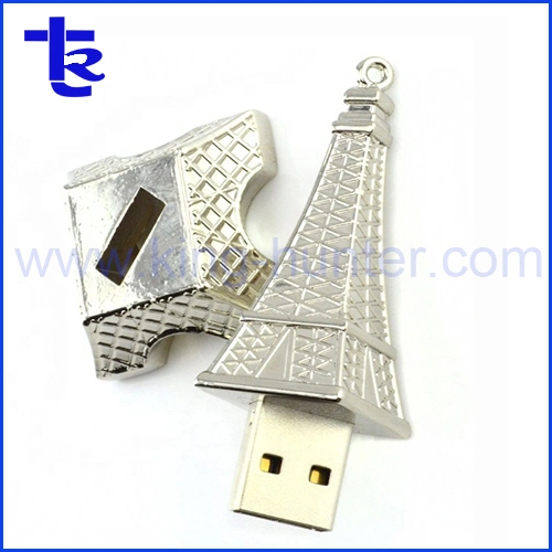 Metal Eiffel Tower USB Flash Driver Pendrive Memory Stick
