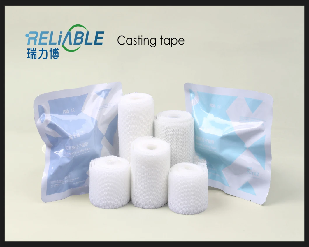Orthopeadic Casting Tape Bandage Fiberglass/ Polyester Casting Tape