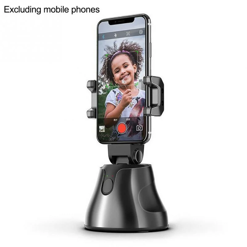 Luxury Smart 360 Mobile Phone Holder 360 Selfie Holder Rotation Auto Face Tracking