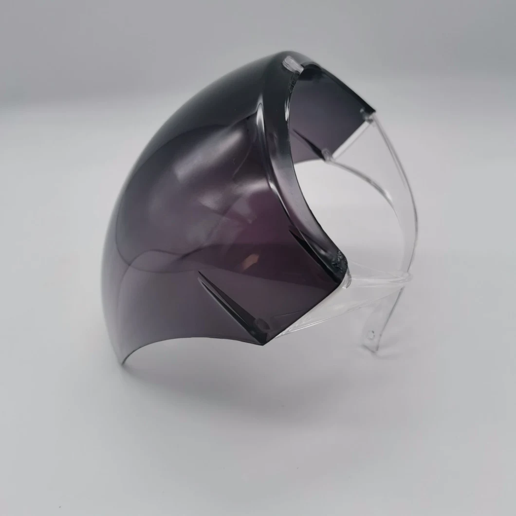 Fashion Anti Fog Full Plastic Transparent Sunglasses Face Shield Clear Color Tinted Acrylic Face Shield Glasses