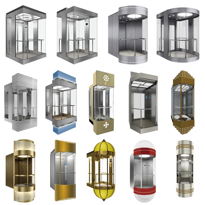 Sightseeing Elevator Modernization Low Price Glass Observation Lift Panoramic Elevator