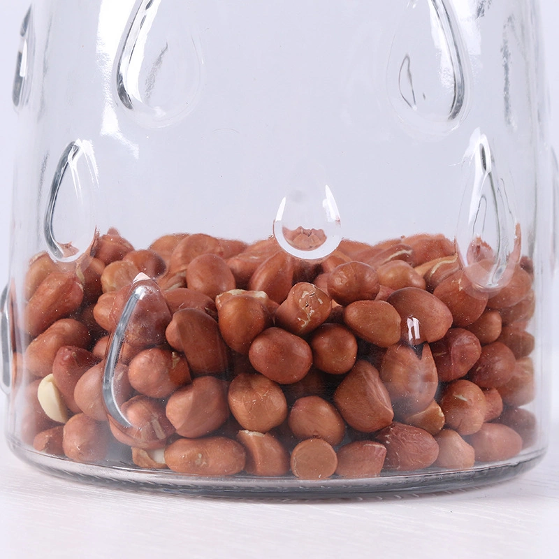 Glass Storage Jar with Lid Glass Food Storage Jar Tea Canister Candy Jars