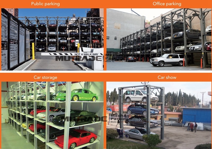 Car Storage Stacker Platform Hydraulic Lift Elevator Stacked Parking Lot