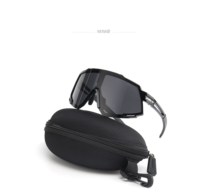 Kenbo Eyewear Custom Cycling Glasses Oversized Polarized Outdoor Sports Sunglasses