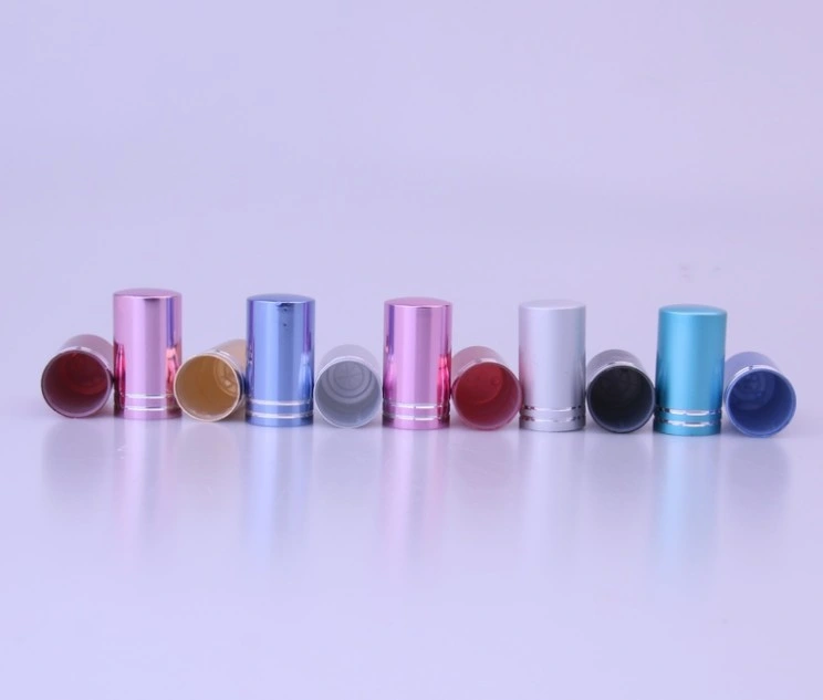 Hot Selling Matte Silver Aluminum Cap for Aromatherapy Roller on Glass Bottle