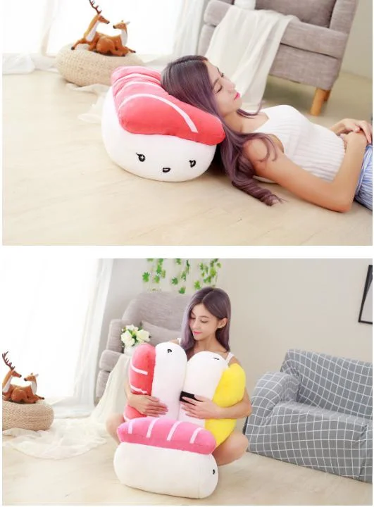 The Latest Cute Sushi Throw Pillow High Quality Plush Toys Cute Dolls That Girls Like