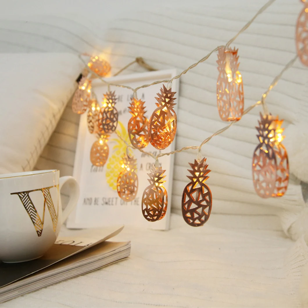 LED Pineapple String Pineapple Metal String Lights Fairy Lamp