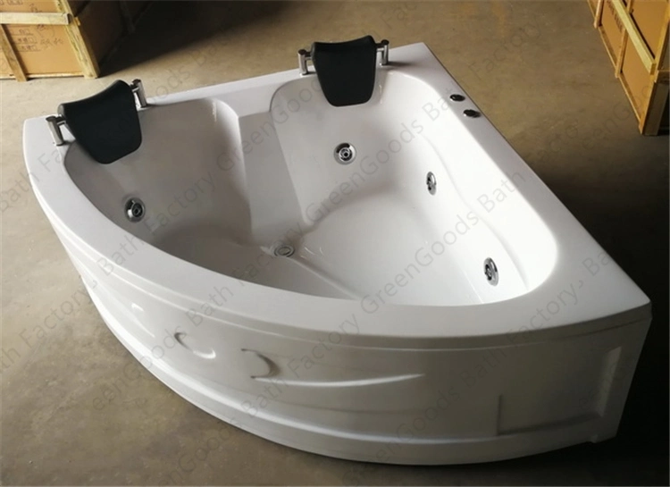 2 Person Home Whirlpool Hydrotherapy Acrylic Triangle Tubs for Sale