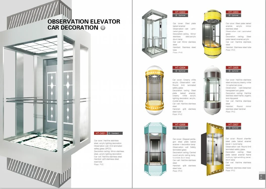 Manufacturer Price for Round Glass Elevator