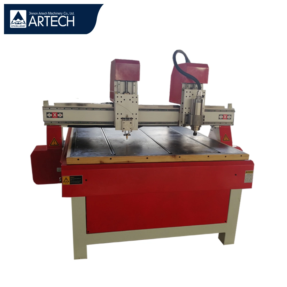 CNC Glass Cutting and Engraving Machine with Double Heads