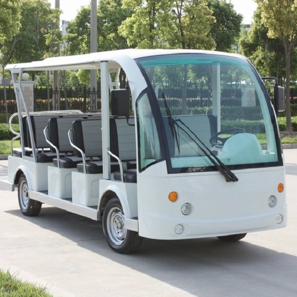 CE Approve Marshell 14 Seats Electric Sightseeing Bus Sightseeing Car (DN-14)