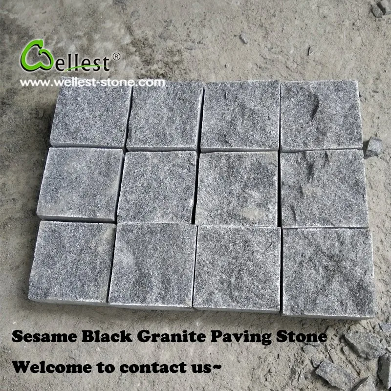 G654 Natural Cube Stone Driveway Paving Cube Stone/Garden Outdoor Paving Stone