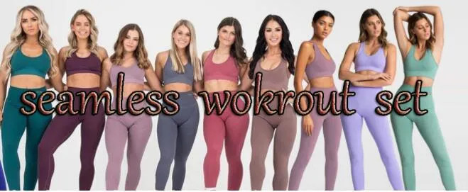 Women Active Yoga Wear Workout Pants Fitness Suit Sports Leggings Training Set Gym Wear Apparel Sportswear Active Wear Clothing Garment