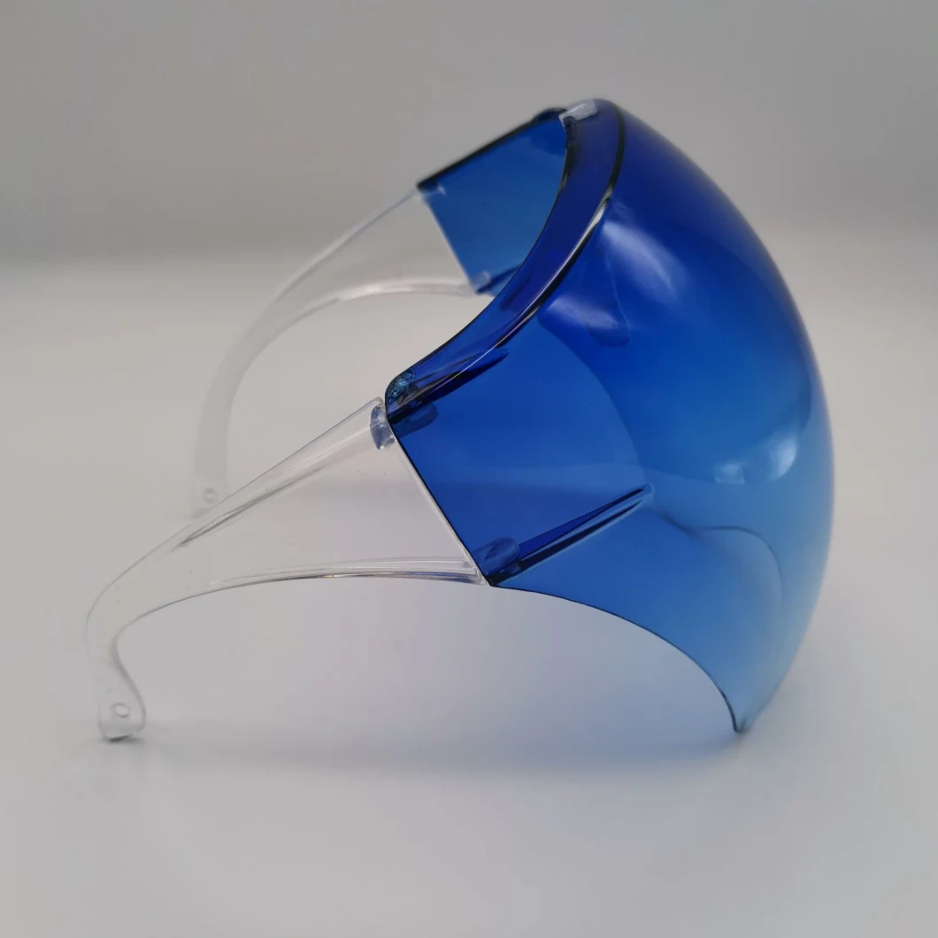 Colorful New Full Anti Fog Plastic Transparent Fashion Face Shields Sunglasses Polycarbonate Face Screen Shield