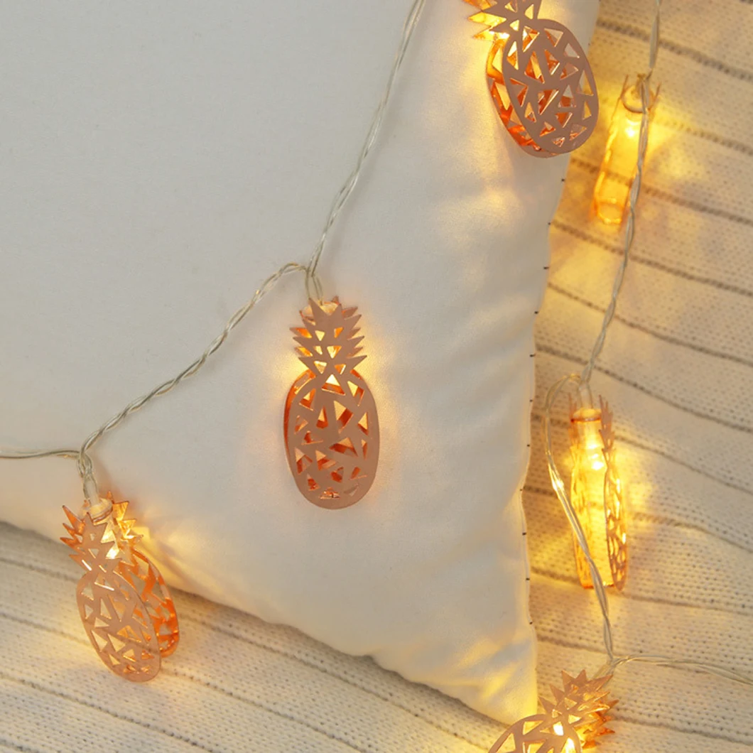 LED Pineapple String Pineapple Metal String Lights Fairy Lamp