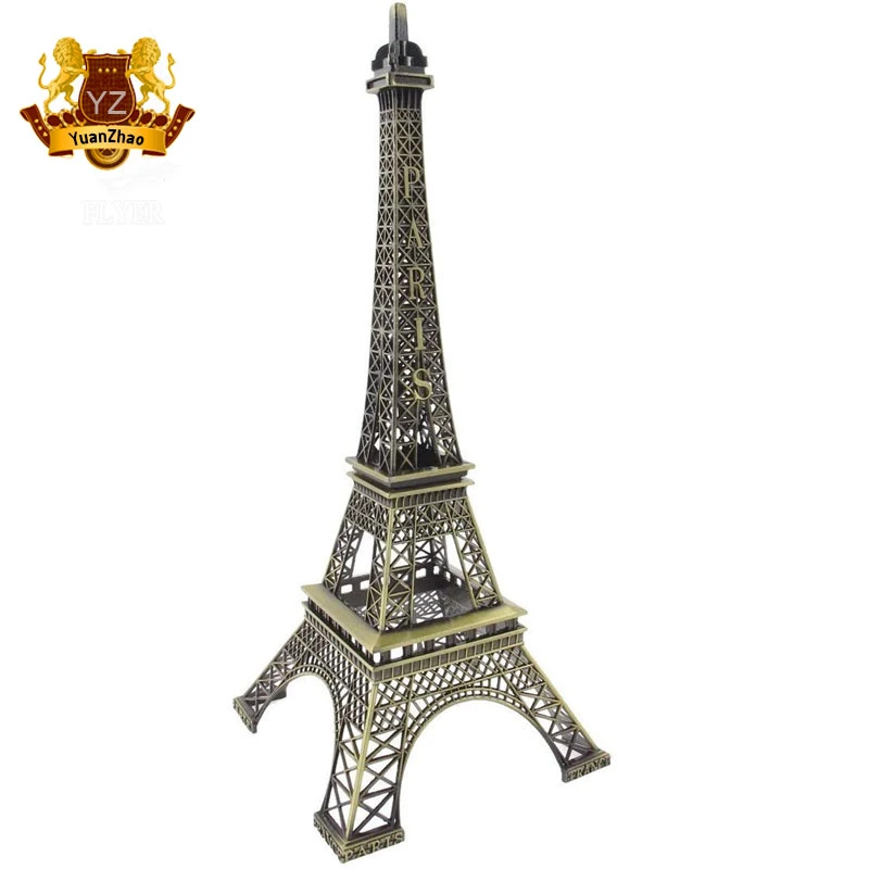 Garden Metal Art Statue Large Iron Eiffel Tower Sculpture