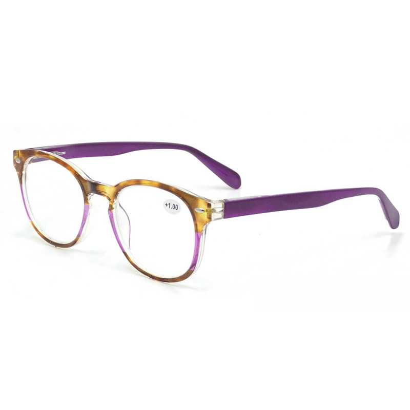Cheap Price Retro Transparent Mix-Color High Quality Round Reading Glasses Eyewear Unisex