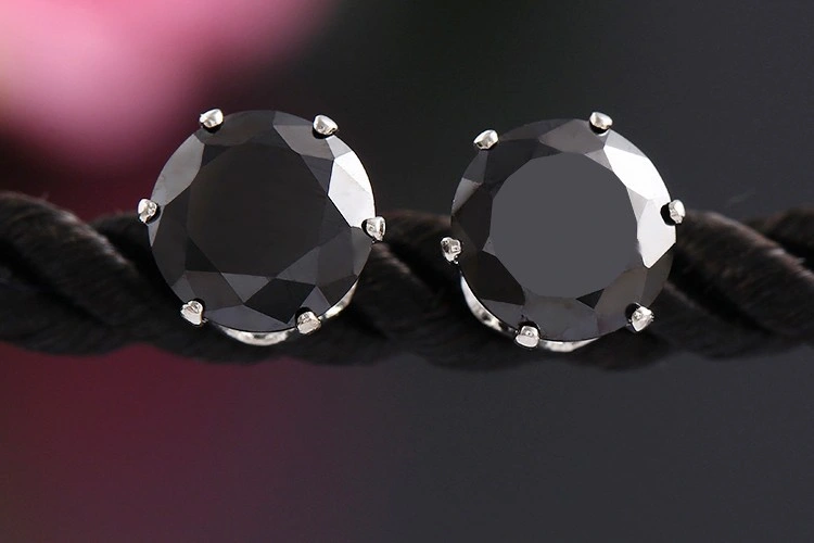 Earings for Woman 18k Gold Gemstone Crystal Jewellery with CZ Stud Earrings