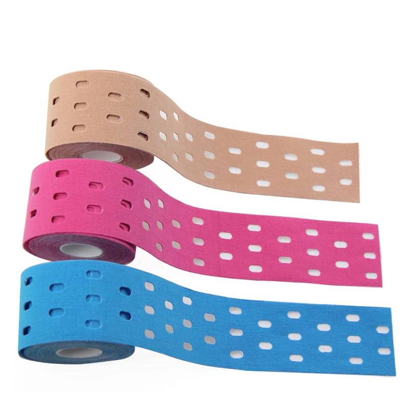 Hot Selling 5cm* 5m Cotton Elastic Adhesive Kinesiology Tape Breathable Muscle Relief