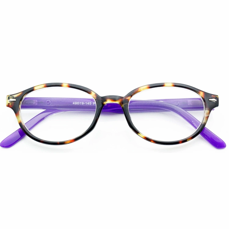 New Oval Design Fashion Turtle Tortoise Pattern Women Cheap Plastic Optimum Optical Reading Glasses