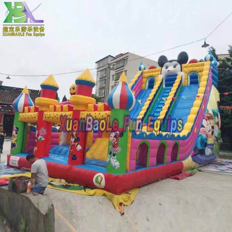 Modern Design Kids Jumping Castle Bouncy Slide Playground Inflatable Amusement Park