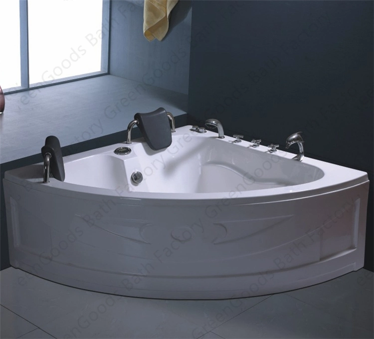 2 Person Home Whirlpool Hydrotherapy Acrylic Triangle Tubs for Sale
