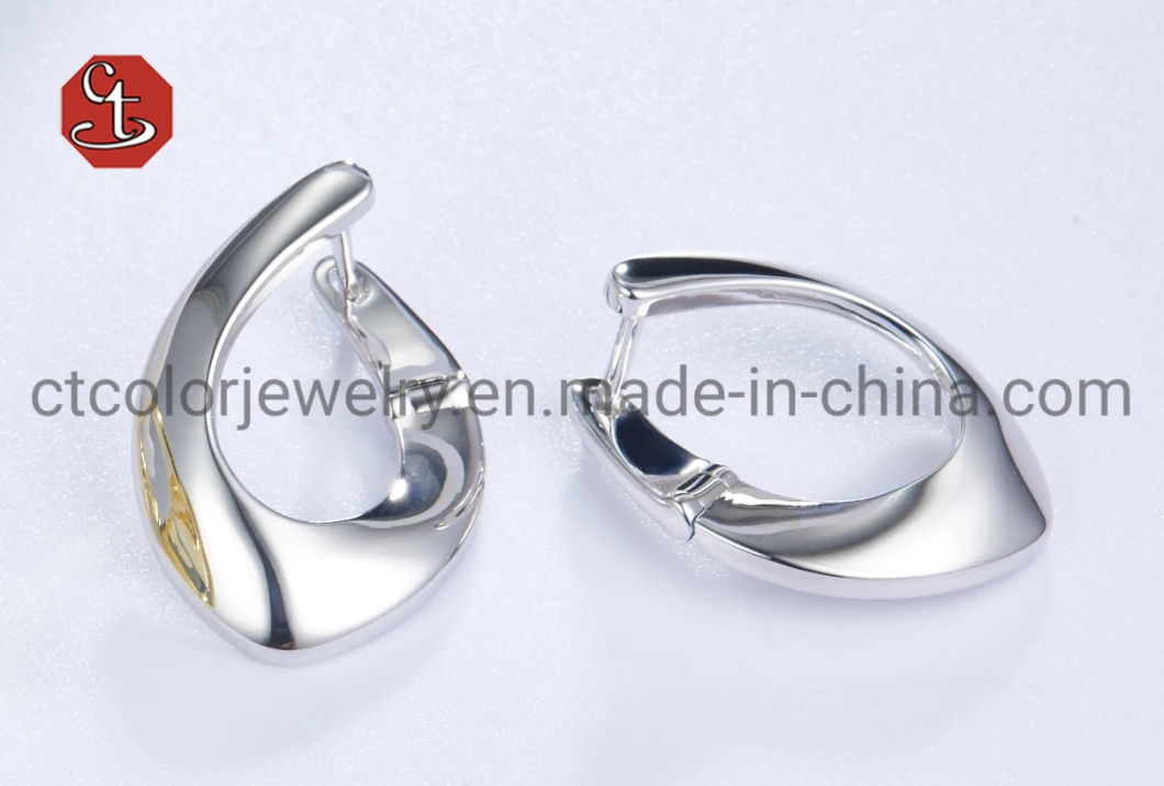 Fashion Earring Drop Earrings Modern Jewelry 18K Gold New Geometric Brass Earring