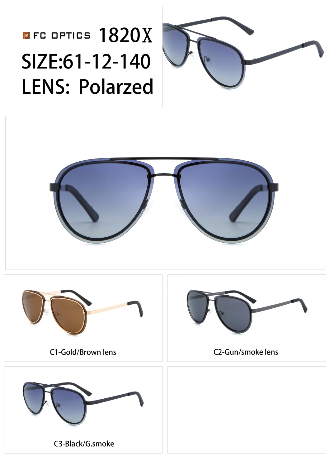 New Sunglasses 2020, Oversize Sunglasses Polarized for Women and Men