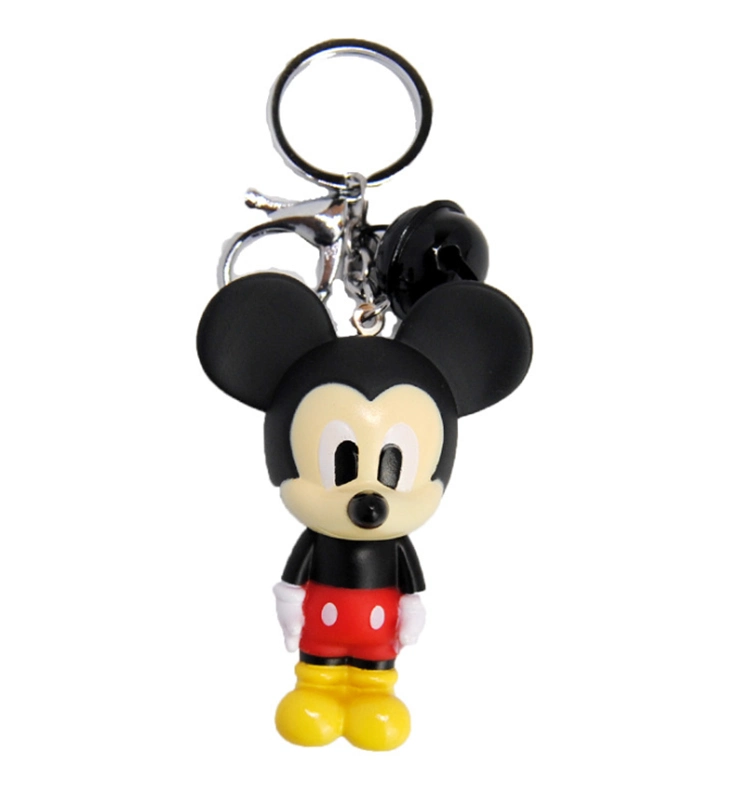 Classical America Cartoon Character Action Figure Mouse Shape Keychain Toy Promotional Gift