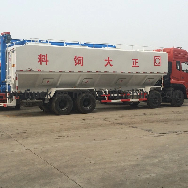 China New 40cbm 20tones Bulk Feed Tanker Bulk Feed Truck Bulk Feed Tank