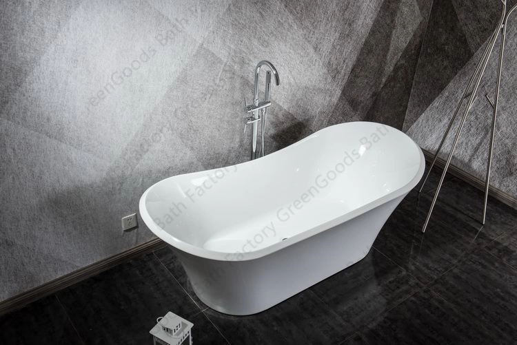 1800mm Us Acrylic Free Standing Double-Ended Acrylic Bath Tub