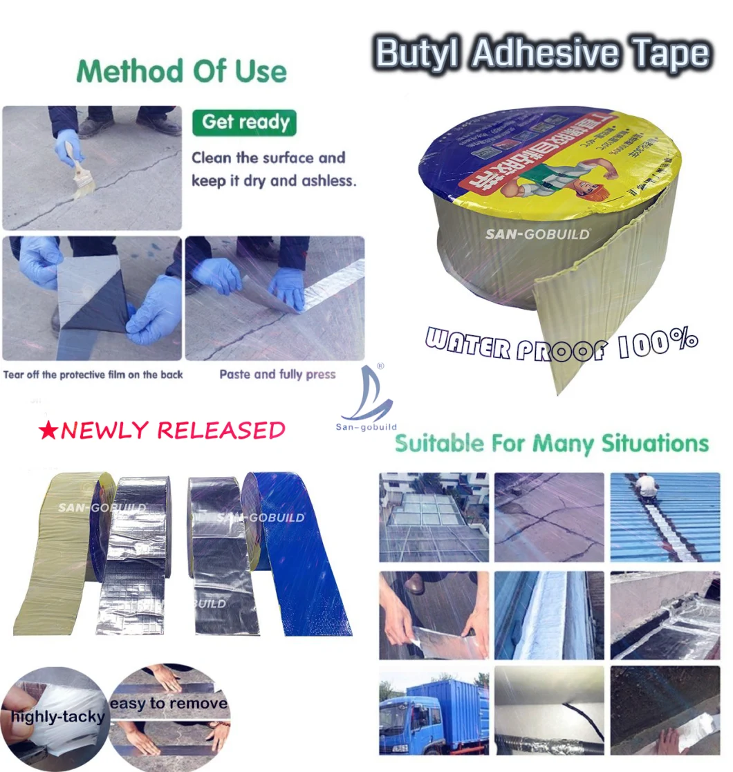 Flashing Rubberized Waterproof Tape Export Standard Roof Repair Tape
