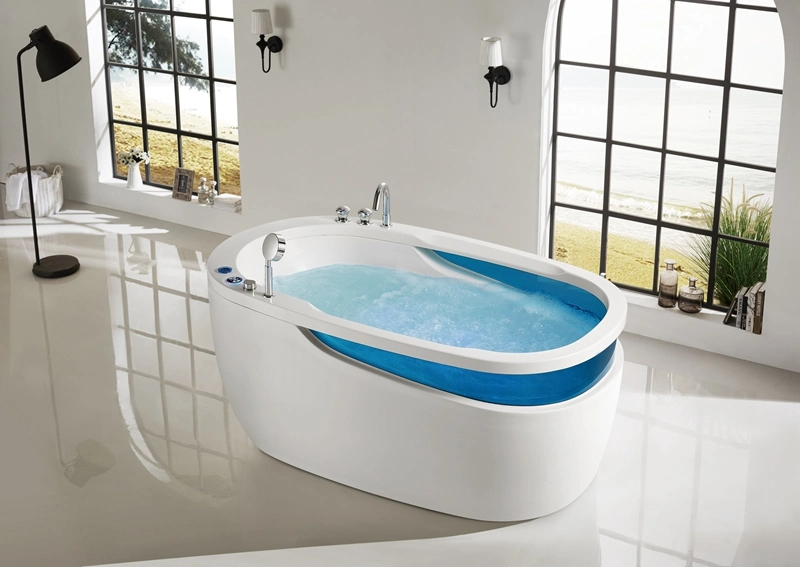 Removable Bathtub/Headrest Bathtub/Free Standing Oval Bathtub