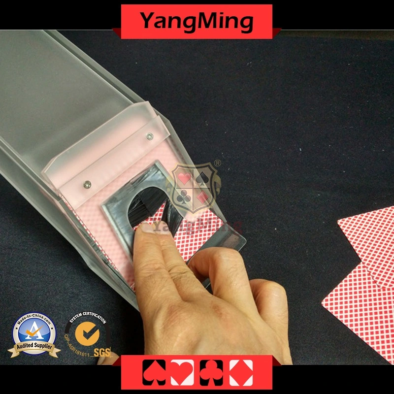 Casino Poker Playing Card Shoe for Discard Shoe Gambling Table Card Shoe Ym-Ds01-1