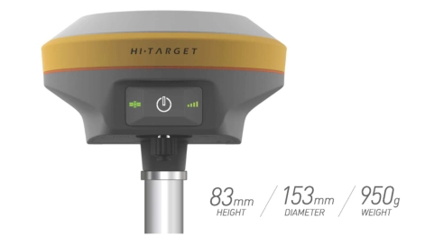 Hi-Target V90 Plus 30 Degrees Tilt Survey GPS Gnss System Receiver Rtk