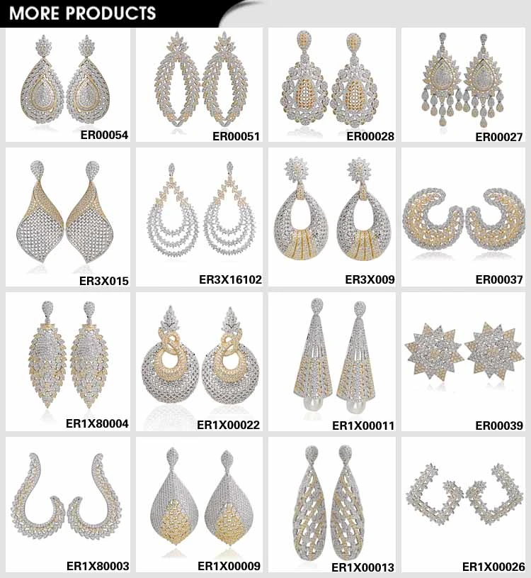 Handmade Brazil Earring Women 925 Silver Jewelry Druzy Gemstone AAA Cubic Zirconia Drop Earrings