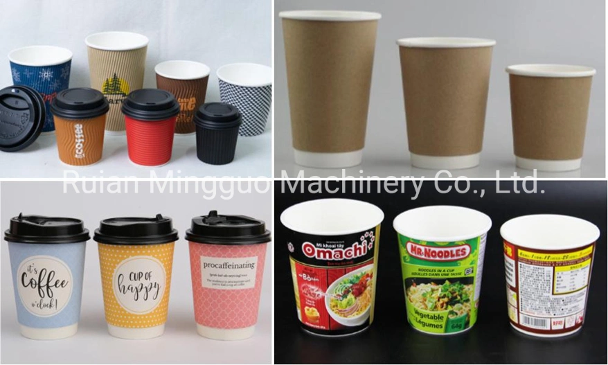 Coffee Ripple Paper Glass Machine Automatic Double Wall Paper Cup Making Machine Price Paper Product Making Machine