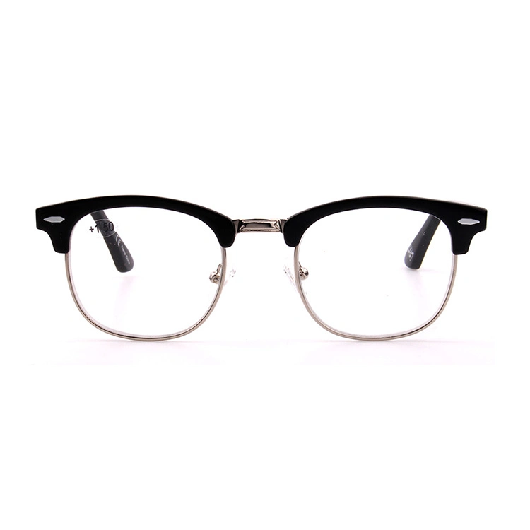 Stylish Oval Shape Reading Glasses Metal Frame with PC Temple