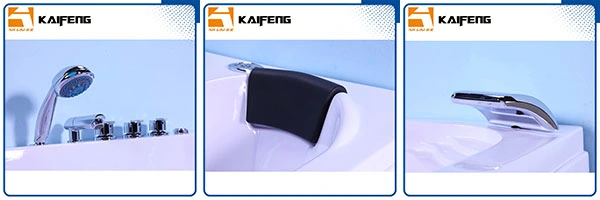 2 Person Free Standing Jetted Bathtub (KF-635R)
