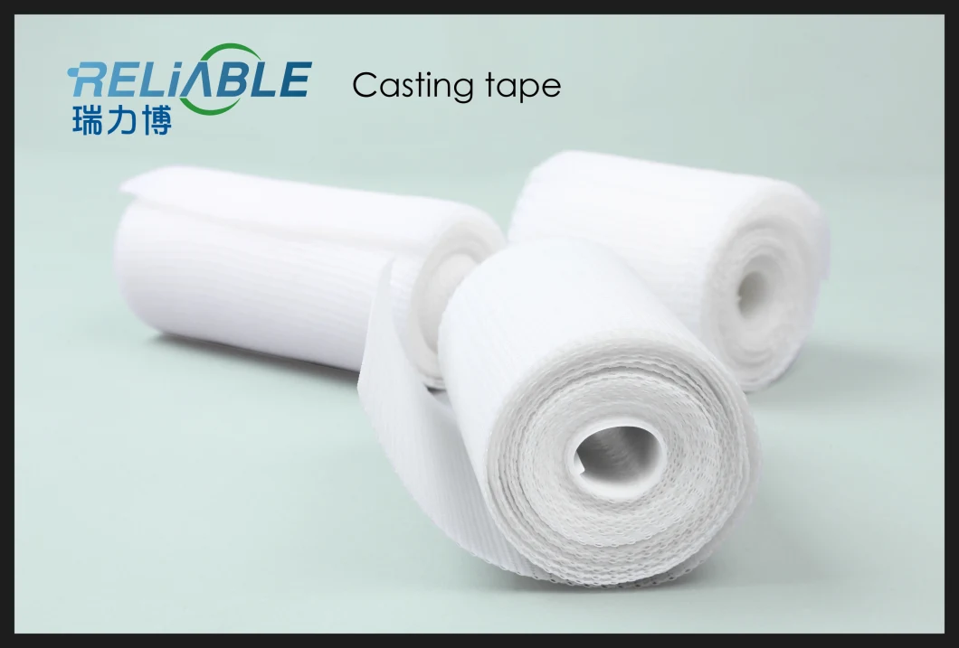 Medical Reinforced Adhesive Tape / Fiberglass Orthopedic Casting Tape