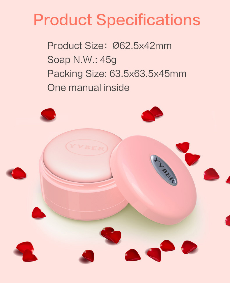 Rose Travel Soap in 360 Degree Rotated Retractable Soap Holder