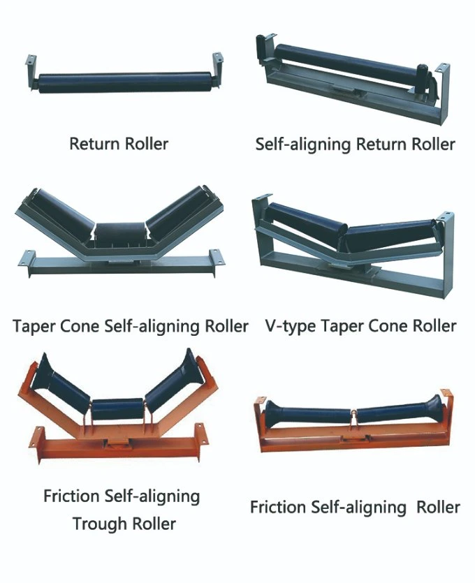 20 Degree, 30 Degree, 45 Degree Conveyor Idler Roller with Frame