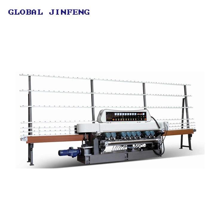 9 Motor Glass Straight Line Beveling Grinding Machine for Glass Processing (JFE361SJ)