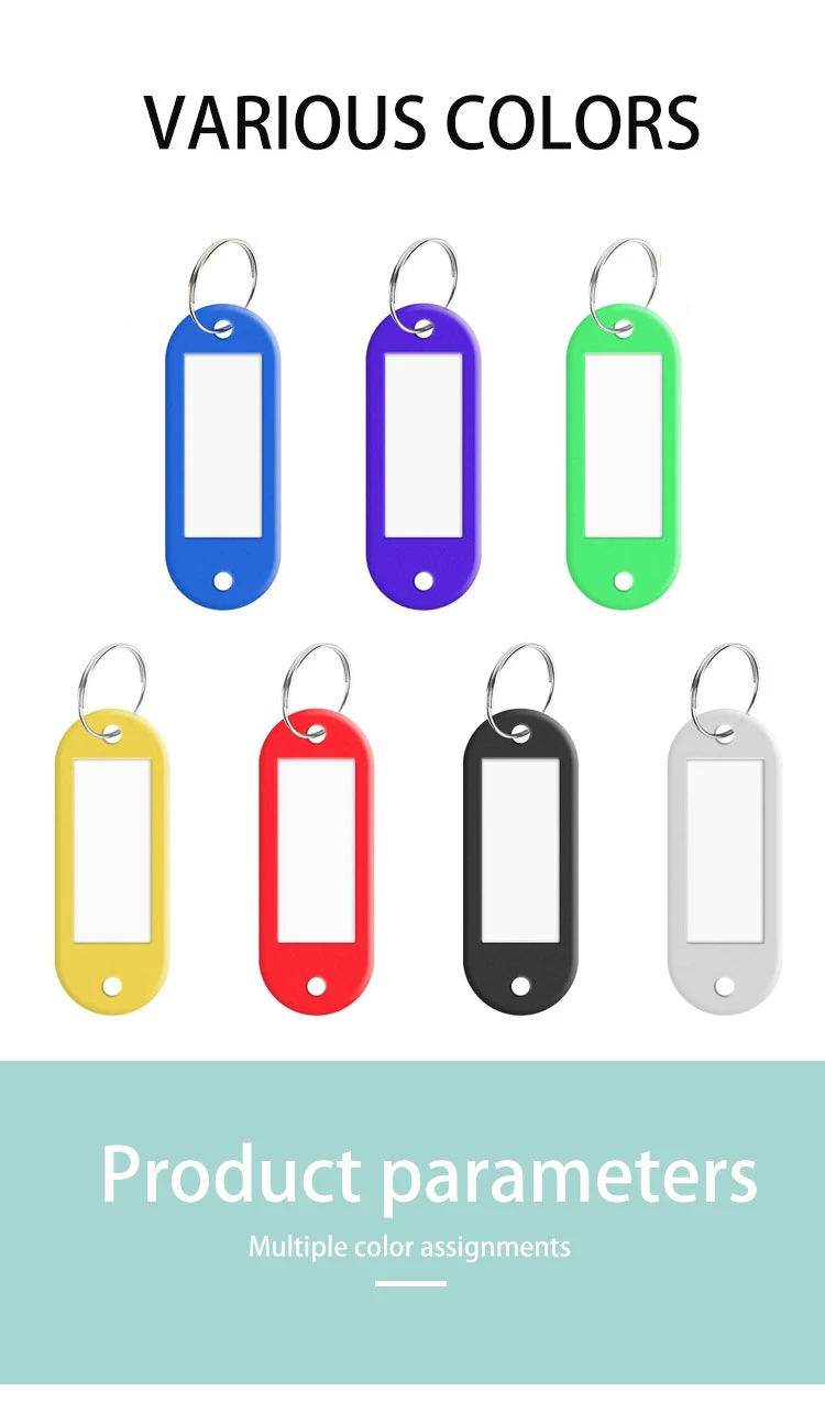 Plastic Tag Keychain Cartoon Keychains Plastic Luggage Tag