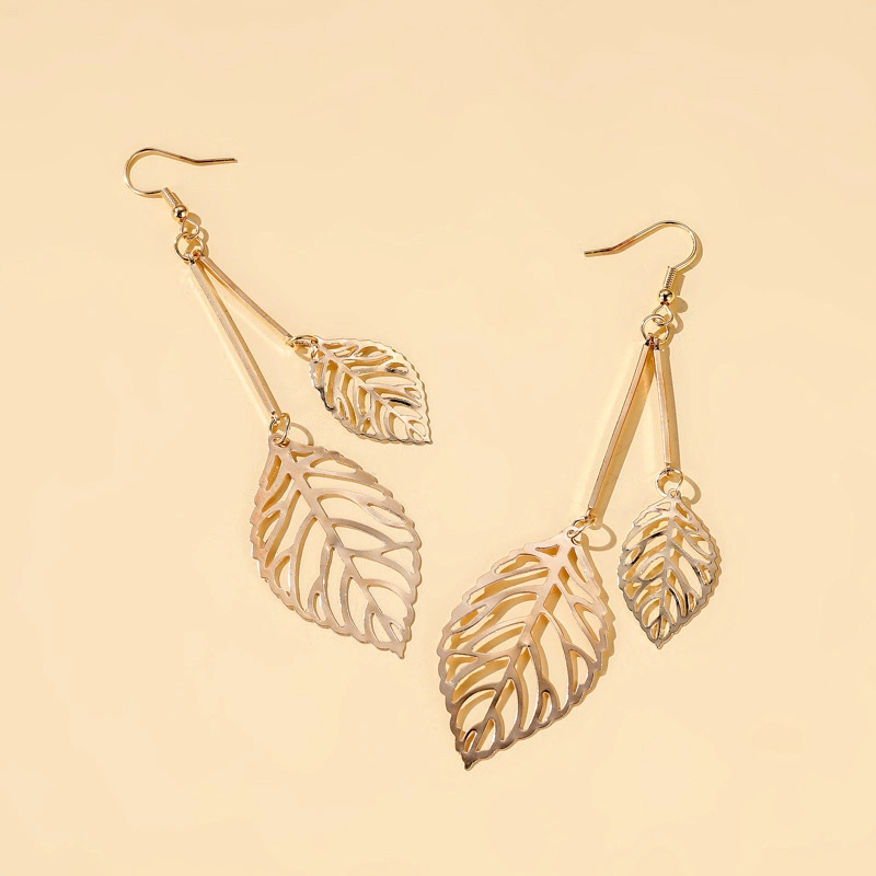 Holesale Fashion Long Tassel Leaf Earrings Women Jewelry Accessories Vendors