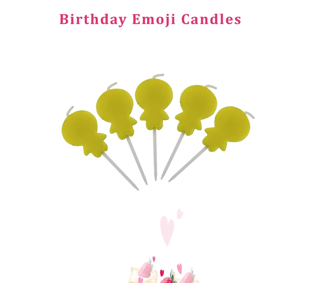 Emoji Party Supplies Birthday Cake Decoration Emoji Birthday Candles